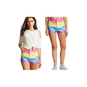 ⭕Hollister High- Rise  Tie Dye Shorts Jeans Shorts
